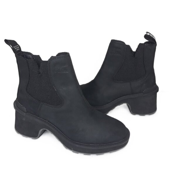 Sorel Hi-Line Heel Leather Chelsea Boot 7.5 - Picture 1 of 9